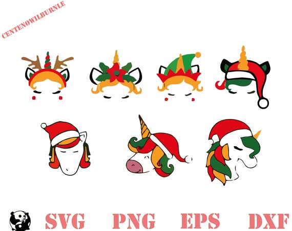 Download Christmas Unicorn Svg Unicorn Svg Unicorn Reindeer Svg Etsy