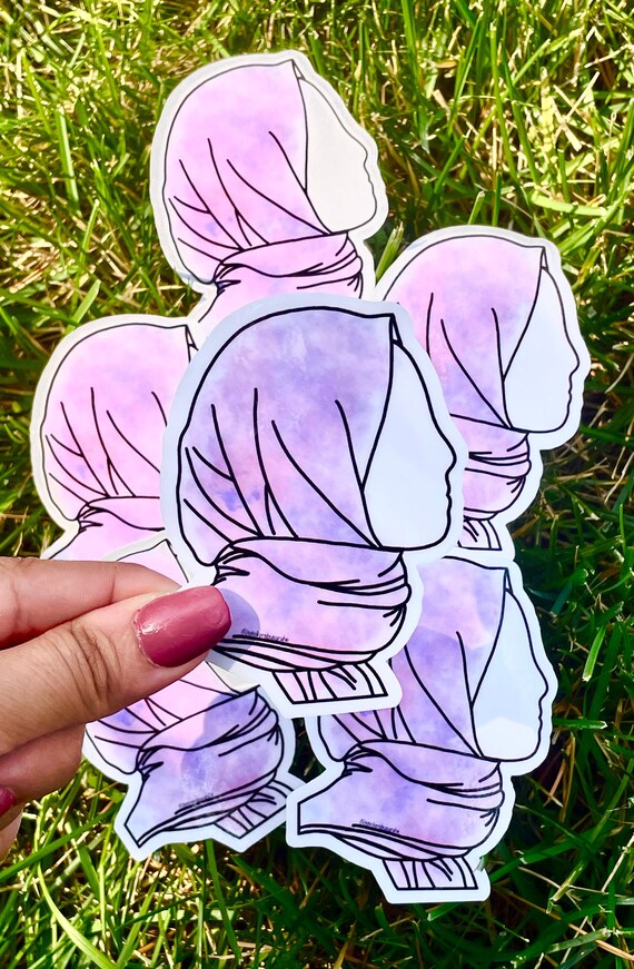 Hijabi sticker, islamic bottle sticker, muslim sticker, islamic laptop sticker, new hijabi gift, muslimah gift, new hijabi, ramadan planner