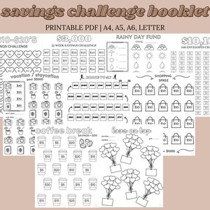 Savings Challenge Booklet
