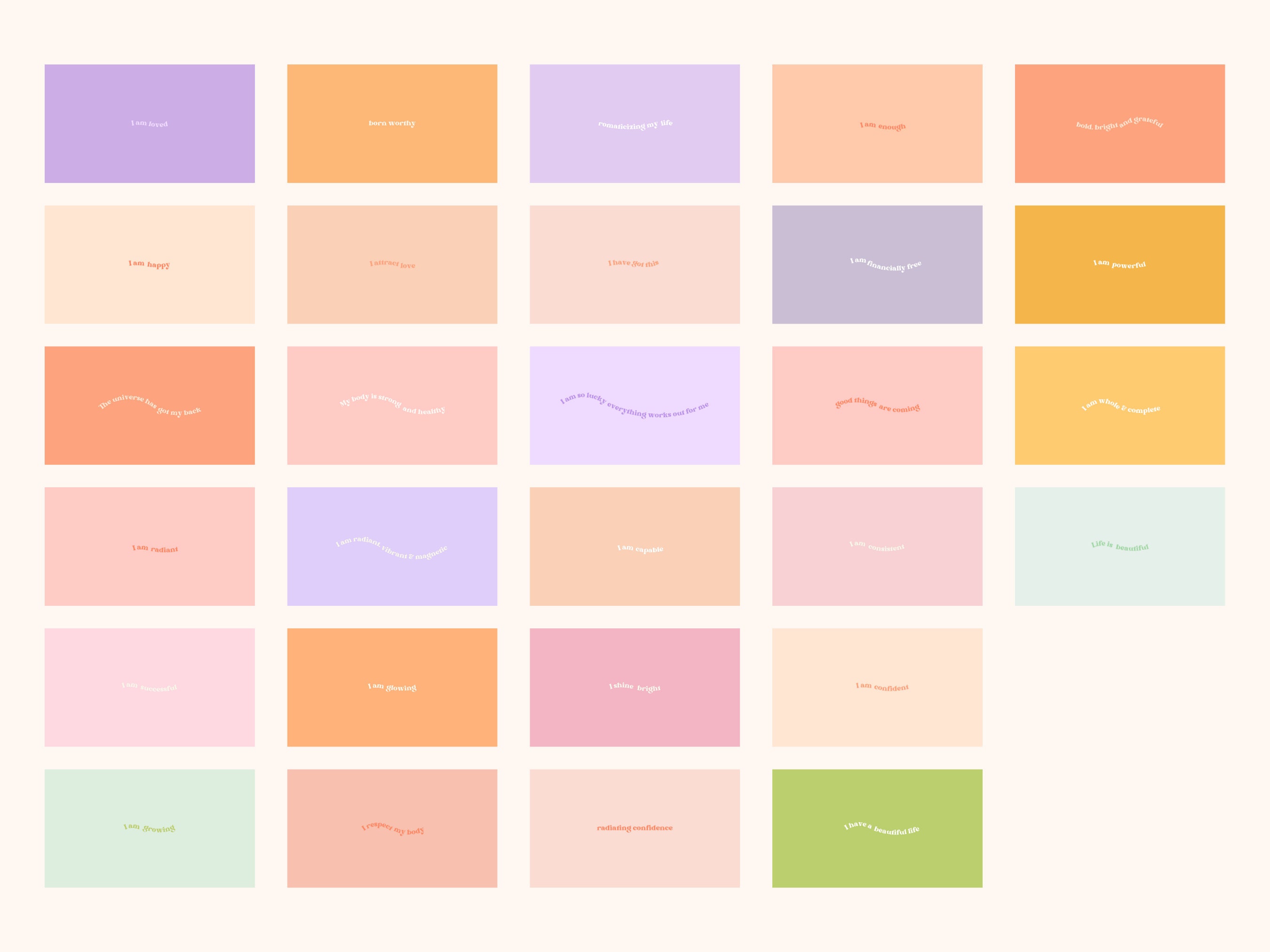 28 Aesthetic Minimalistic Wallpaper High Quality 4K Affirmation