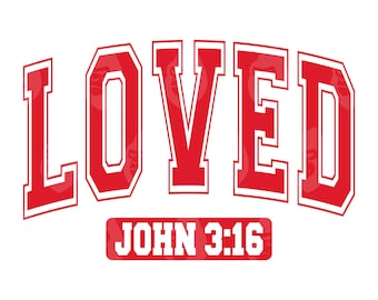 Amato Giovanni 3:16 Svg, Versetto della Bibbia Png, Cristiano, San Valentino, Fede sulla paura, Credente. File di taglio vettoriale Cricut, Silhouette.