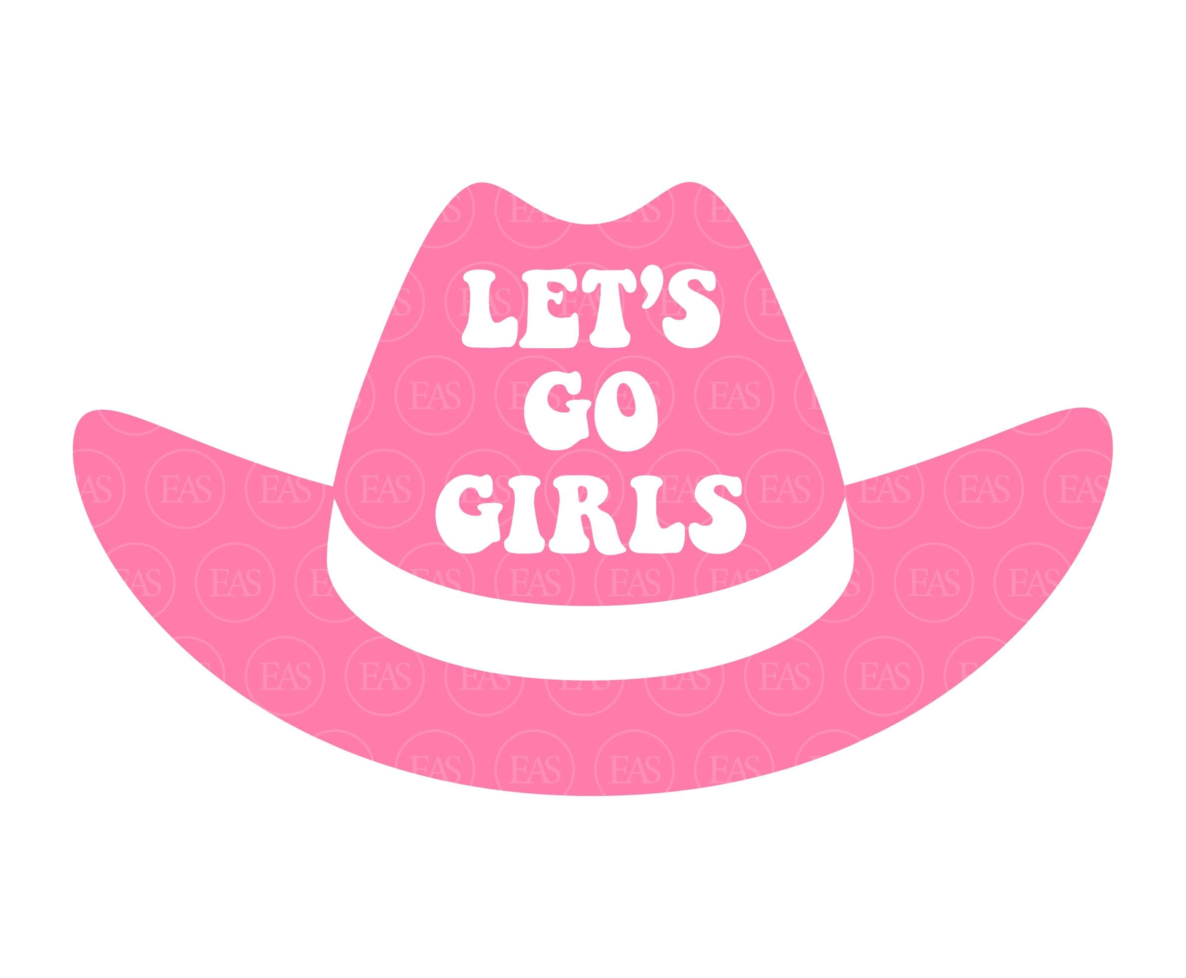Let's Go Girls Svg Pink Cowgirl Hat Svg Nashville Svg - Etsy New Zealand