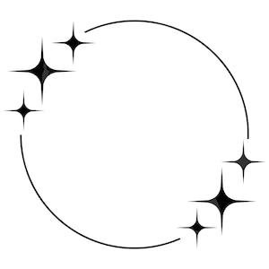 Sparkle Frame Svg, Sparkle Png, Sparkling Star Svg, Glitter Svg, Sparkle Clipart. Vector Cut file Cricut, Silhouette.