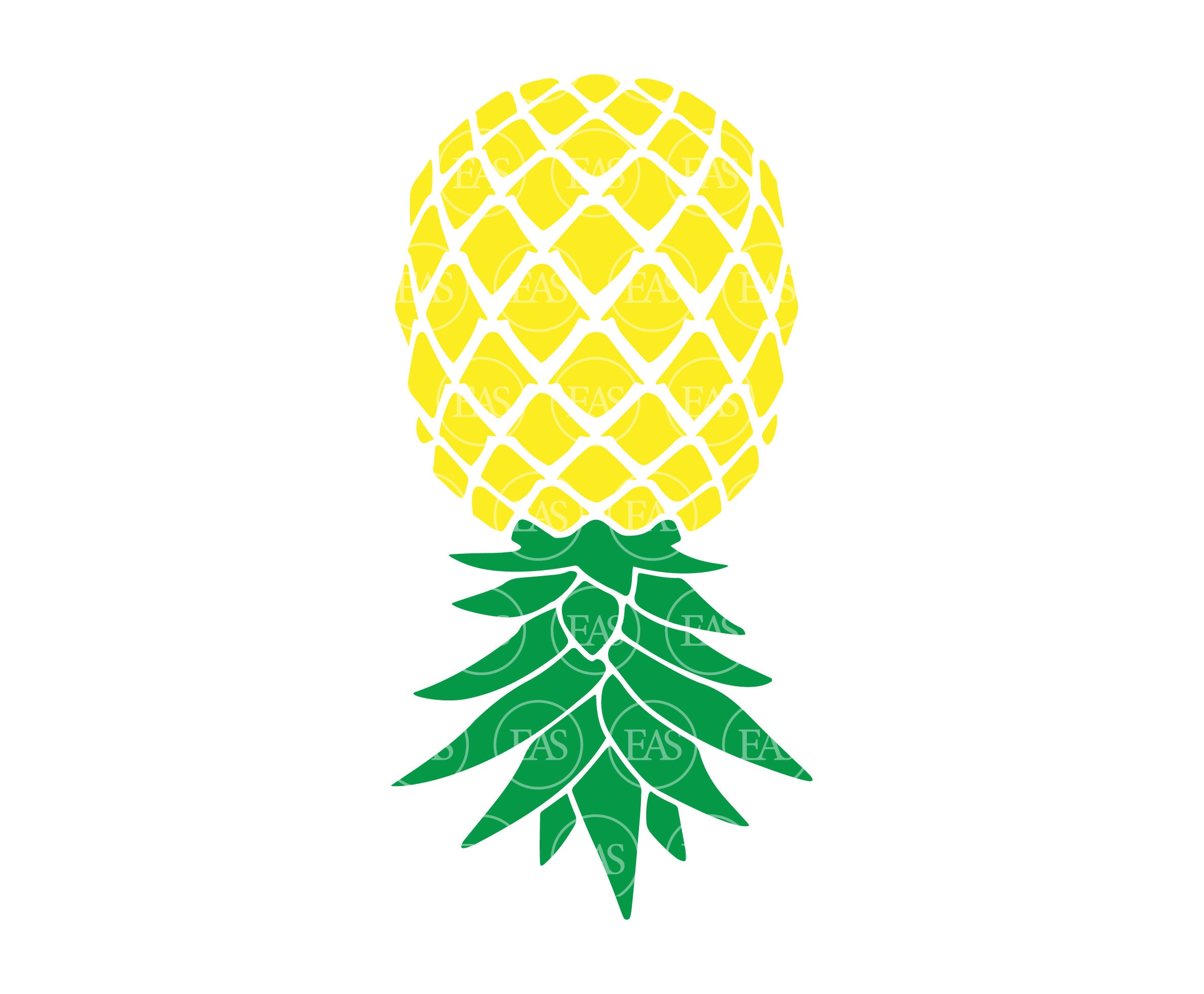 Upside Down Pineapple Svg Swinger Svg