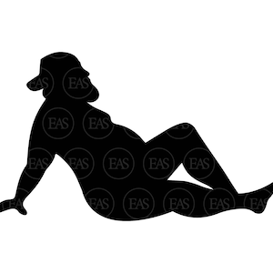 Dicker Sexy Trucker Kerl SVG, Fat Chubby Schmutzfänger Kerl SVG, LKW-Logo. Vektor Cut Datei Cricut, Silhouette, Pdf Png Dxf Eps, Aufkleber, Aufkleber.