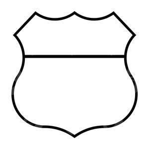 高速道路標識 SVG、高速道路シールド標識 PNG、道路標識、ルート標識。ベクター カット ファイル Cricut、シルエット、ステッカー。