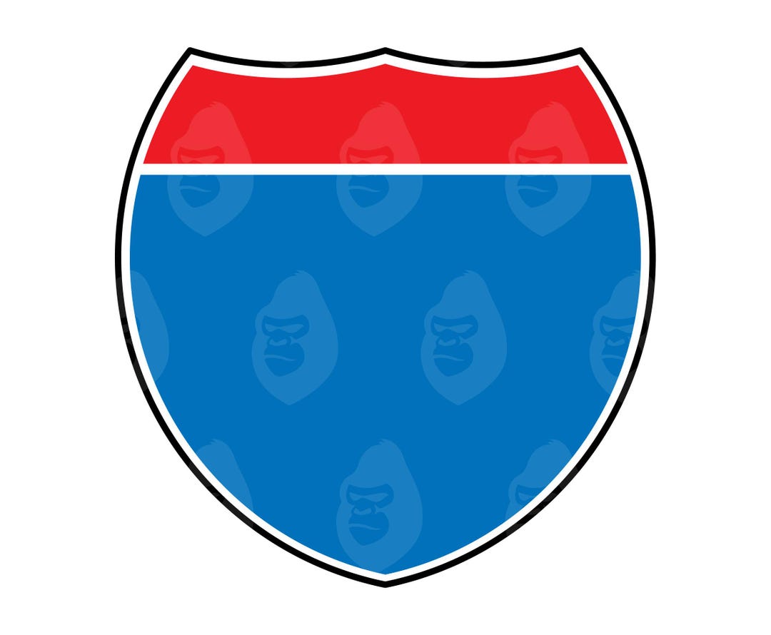Interstate Shield Blank Wide
