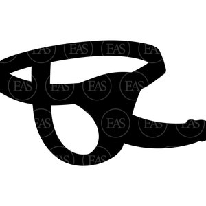 Dildo Umschnalldildo, Umschnalldildo Vektor Datei für Cricut, Silhouette, Sticker, Aufkleber, Vinyl, Schablone, Pin, Pdf Png Dxf Eps