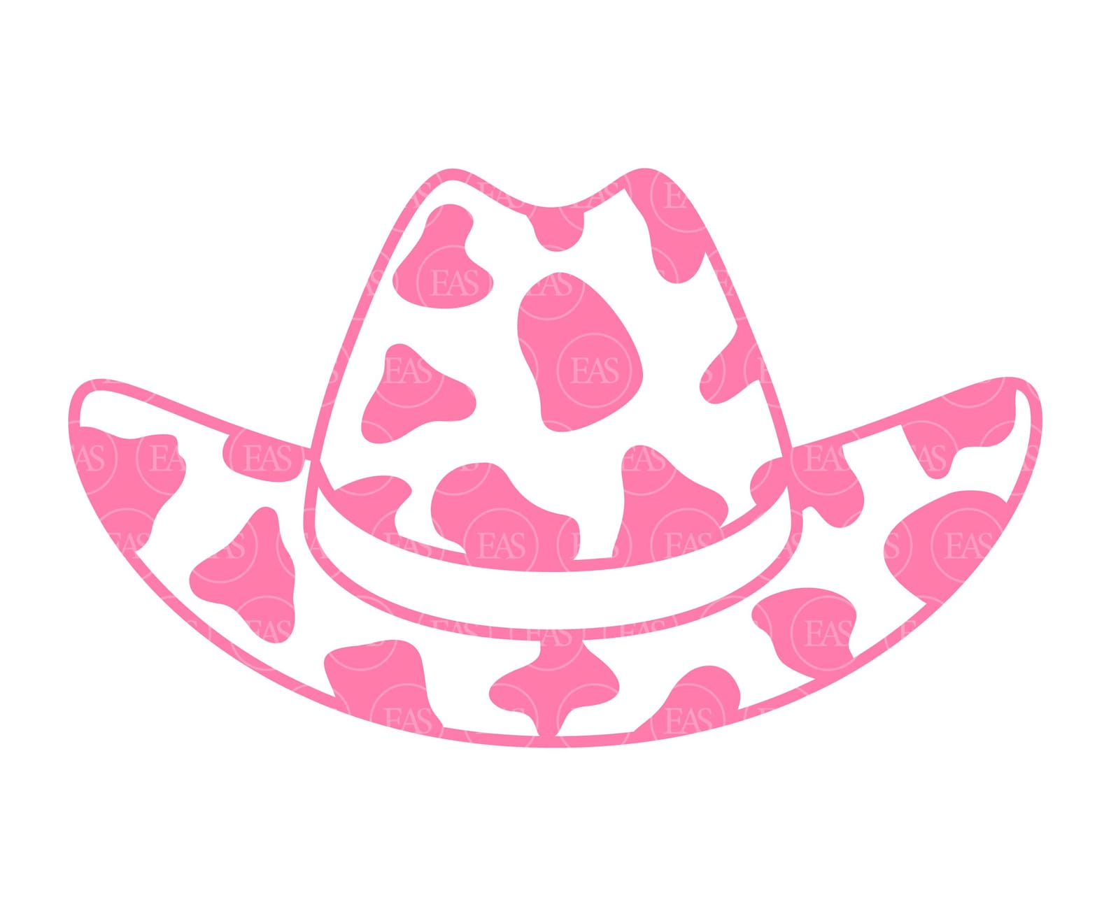 Pink Cowgirl Hat Svg Cow Prints Nashville Svg Nash Bash - Etsy