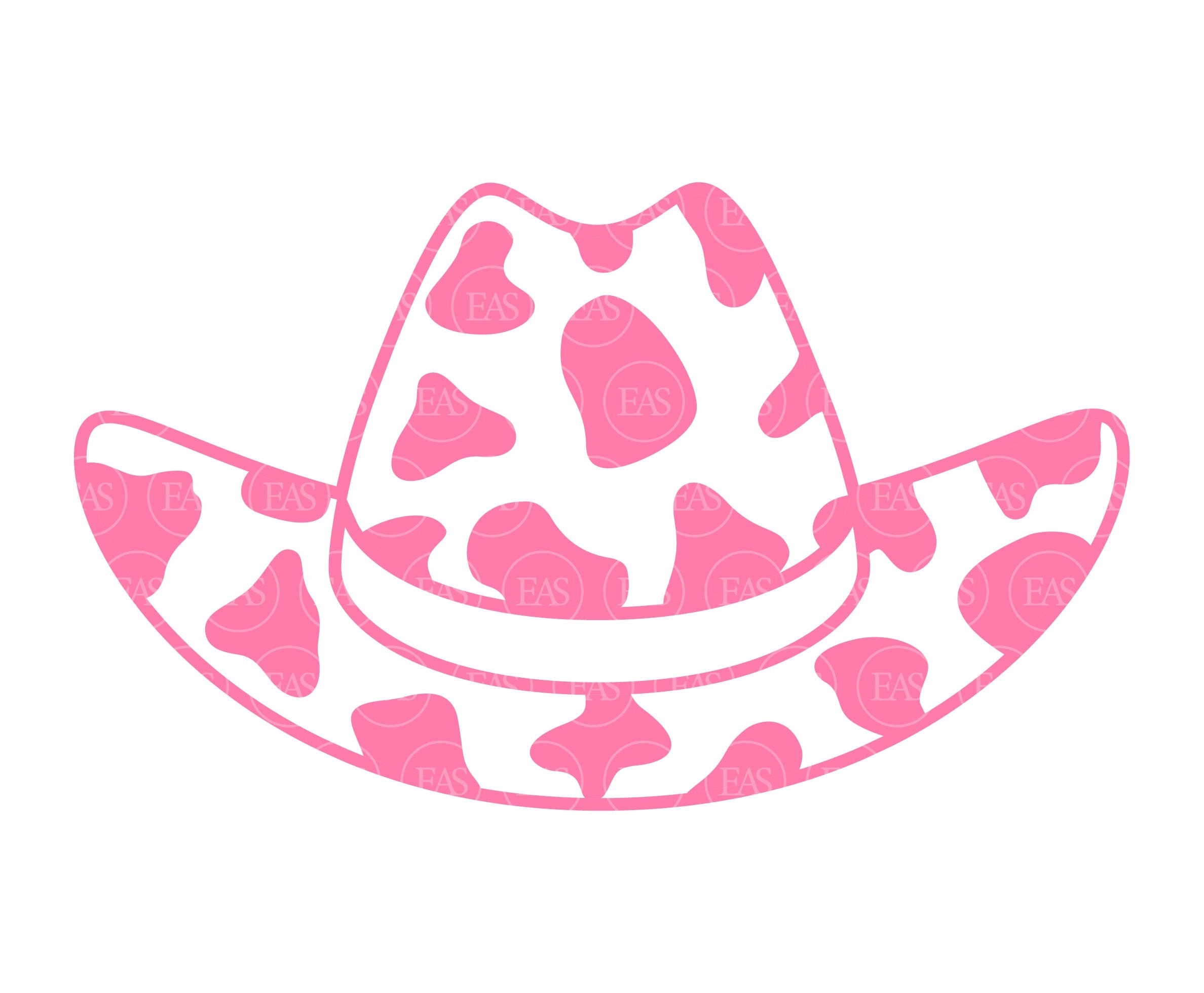 Pink Cowgirl Hat Svg Cow Prints Nashville Svg Nash Bash - Etsy Australia