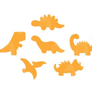 Dino Nuggets Svg, Dinosaur Nuggets Png, Chicken Nuggets Svg. Vector Cut file for Cricut, Silhouette.