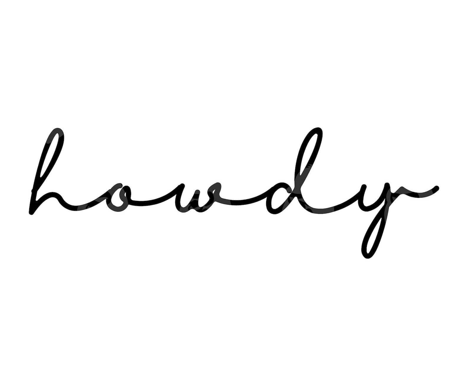 Howdy Svg, Howdy Png, Cowboy Svg, Cursive Script Font, Western Svg ...