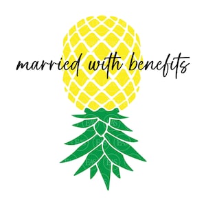 Umgedrehte Ananas-Svg, verheiratet mit Vorteilen, Swinger-Paar-Zitat, Swinger-T-Shirt. Cut Datei Cricut, Silhouette. Pin, Pdf Png Dxf.