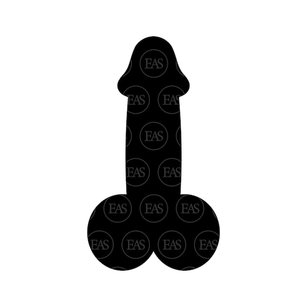 Penis Svg, Nude Art icon Clip art, Vector Cut file for Cricut, Silhouette, Sticker, Decal, Vinyl, Stencil, Pin, Pdf Png Dxf Eps