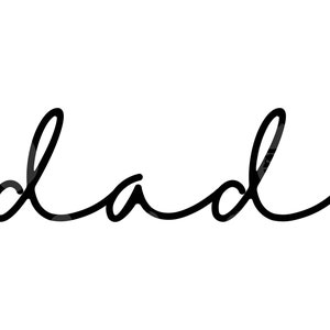 Papá Svg, Papá Png, Papá Fuente de escritura cursiva, Papá vida Svg, Camiseta de padre, Papá Clipart. Archivo de corte vectorial Cricut, Silueta.
