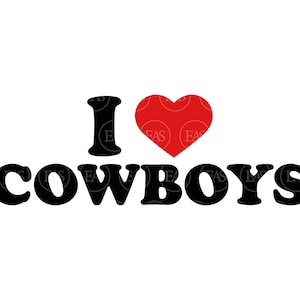Eu amo Cowboys Svg, Cowgirl Svg, Nashville Svg, Nashty. Arquivo de corte vetorial Cricut, Silhueta, Adesivo, Decalque, Vinil, Pin, Pdf Png Dxf Eps