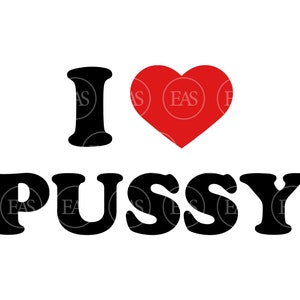 Jag älskar fitta Svg, vagina Svg. Vektor klippfil för Cricut, silhuett, klistermärke, dekal, vinyl, stencil, pin, pdf png dxf eps