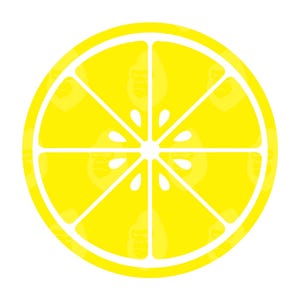 Lemon Svg, Lemon Slice Png, Lemon Clipart. Vector Cut file for Cricut, Silhouette.
