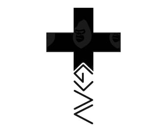 Dio è più grande degli alti e bassi Svg, Christian Cross Svg, versetto della Bibbia, Romani 8:28, Fede sulla paura. File di taglio vettoriale Cricut, silhouette.