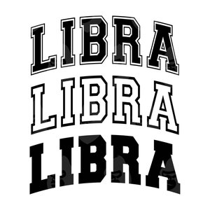 Balance Svg, Balance Png, Police universitaire arquée, Signes du zodiaque, Horoscope, Astrologie. Fichier de coupe vectorielle Cricut, Silhouette, Autocollant.