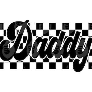 Retro a cuadros papá svg, papá png, papá vida svg, día del padre, camiseta de papá. Archivo de corte vectorial Cricut, Silueta.