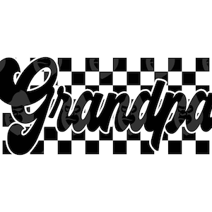 Retro a cuadros abuelo Svg, abuelo Png, abuelo vida Svg, día del padre, camiseta de la abuela, Mimi. Archivo de corte vectorial Cricut, Silueta.