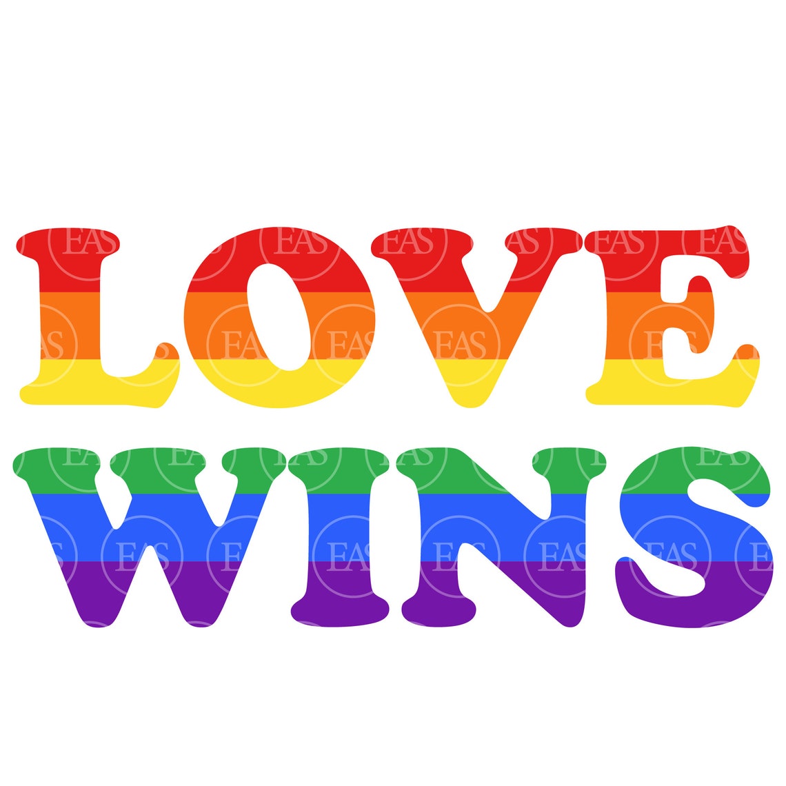 Love Wins Svg Rainbow Flag Svg Lgbtq Pride Svg. Clip Art - Etsy UK