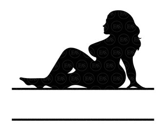 Curvy Sexy Woman Silhouette SVG/ Plus Size Girl PNG/ Curvy BBW Girl