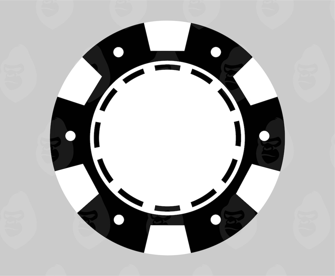 Casino Chip Svg, Casino Chip Png, Casino Coin Svg, Poker, Roulette, Las