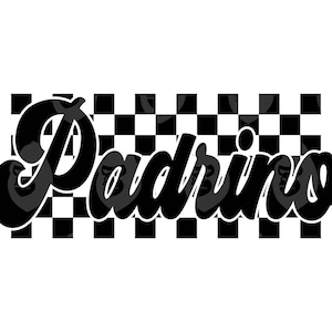 Padrino a cuadros retro en formato SVG, Padrino en formato PNG, Abuelo en formato SVG, Día del Padre, Camiseta del Padrino, Mimi. Archivo vectorial para Cricut y Silhouette.