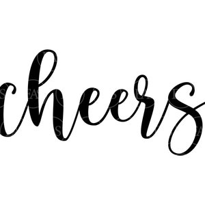 Saludos Svg, Beber SVG, Navidad, Feliz Año Nuevo. Archivo de corte vectorial Cricut, Silueta, Pegatina, Calcomanía, Vinilo, Plantilla, Pdf Png Dxf Eps