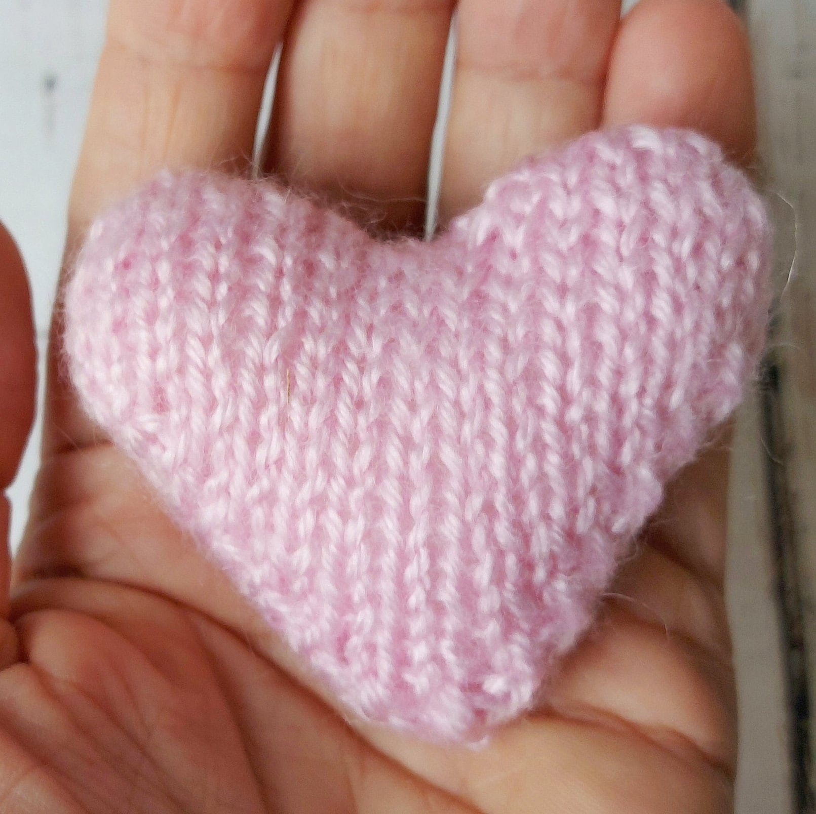 Heart knitting pattern Free pattern for beginners knit heart Etsy