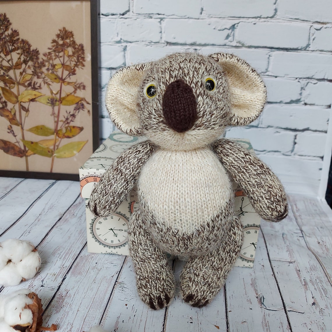 Cute koala knitting pattern plush pattern Knitting pattern Etsy