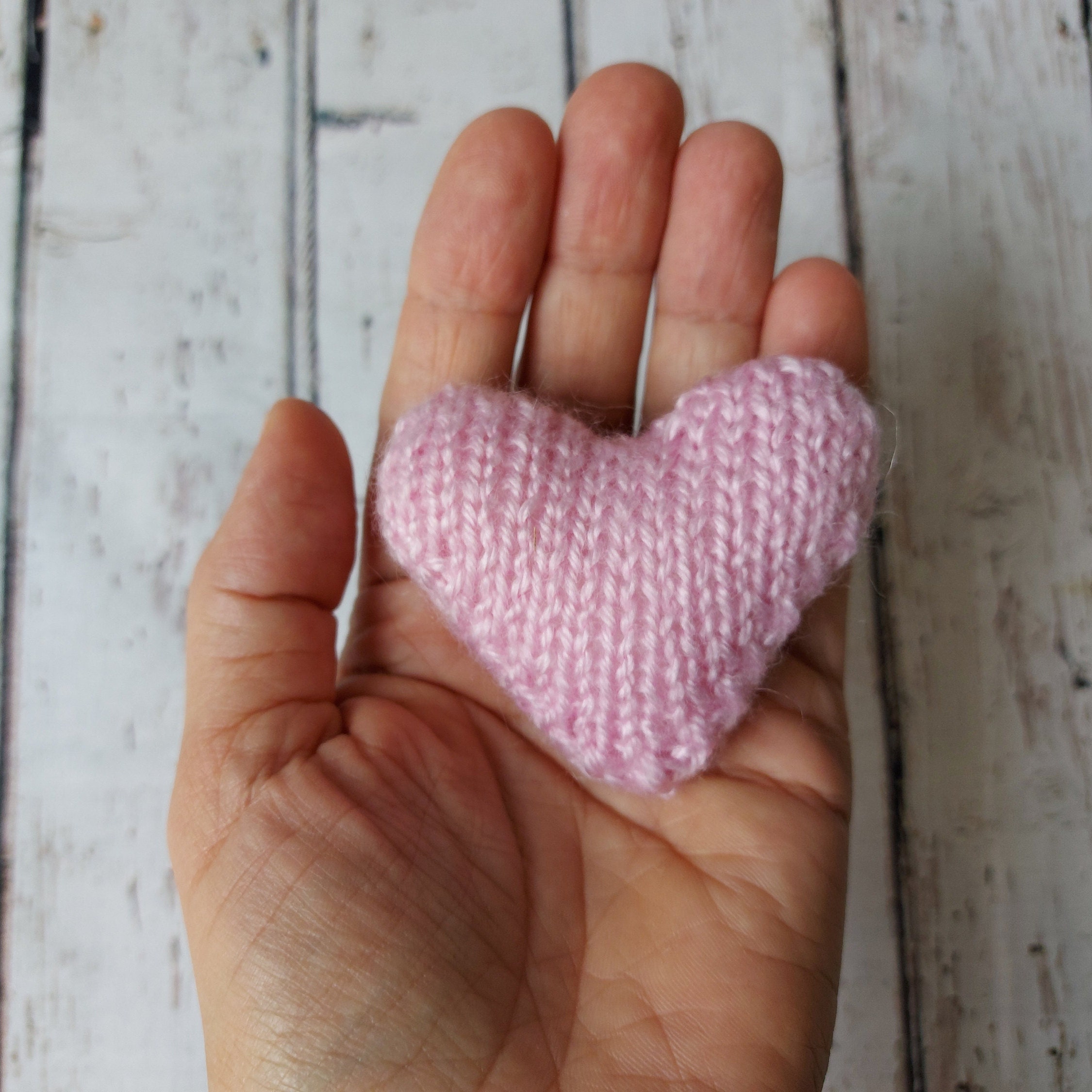 Heart knitting pattern Free pattern for beginners knit heart Etsy