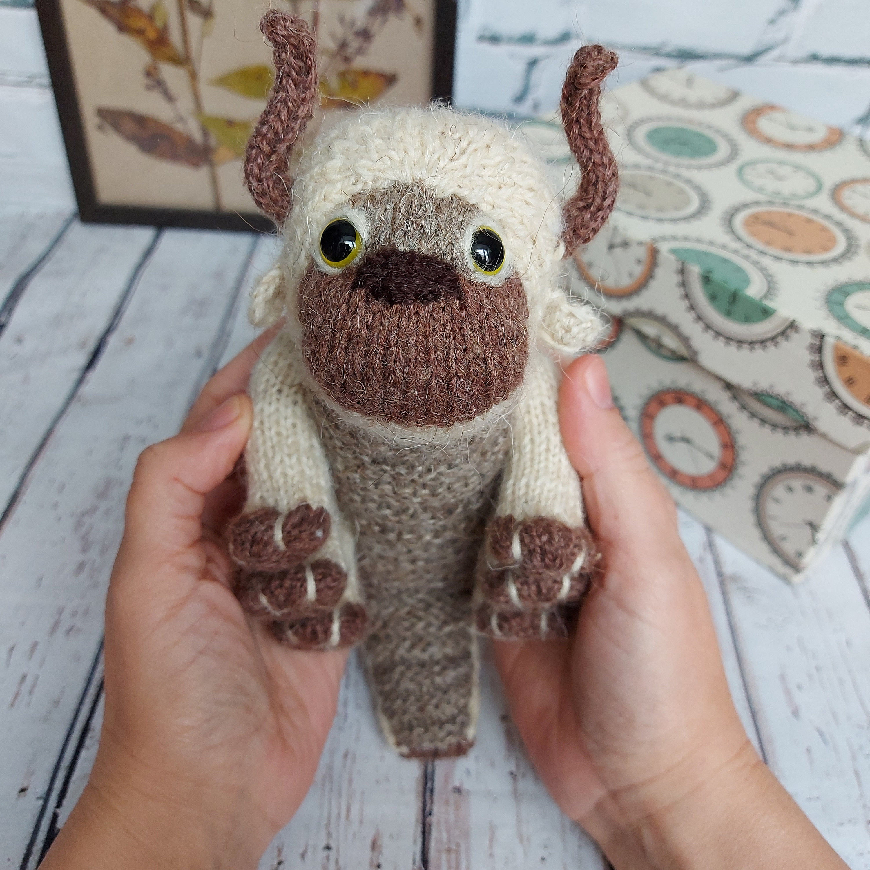 Appa plush knitting pattern Amigurumi Appa by Avatar The Last | Etsy