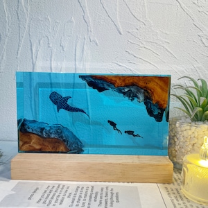 Customized Handmade Ornaments, Room Tabletop Whale Shark Decorations, Personalized Office Tables Gift, Christmas Gifts Suitable For Everyone
