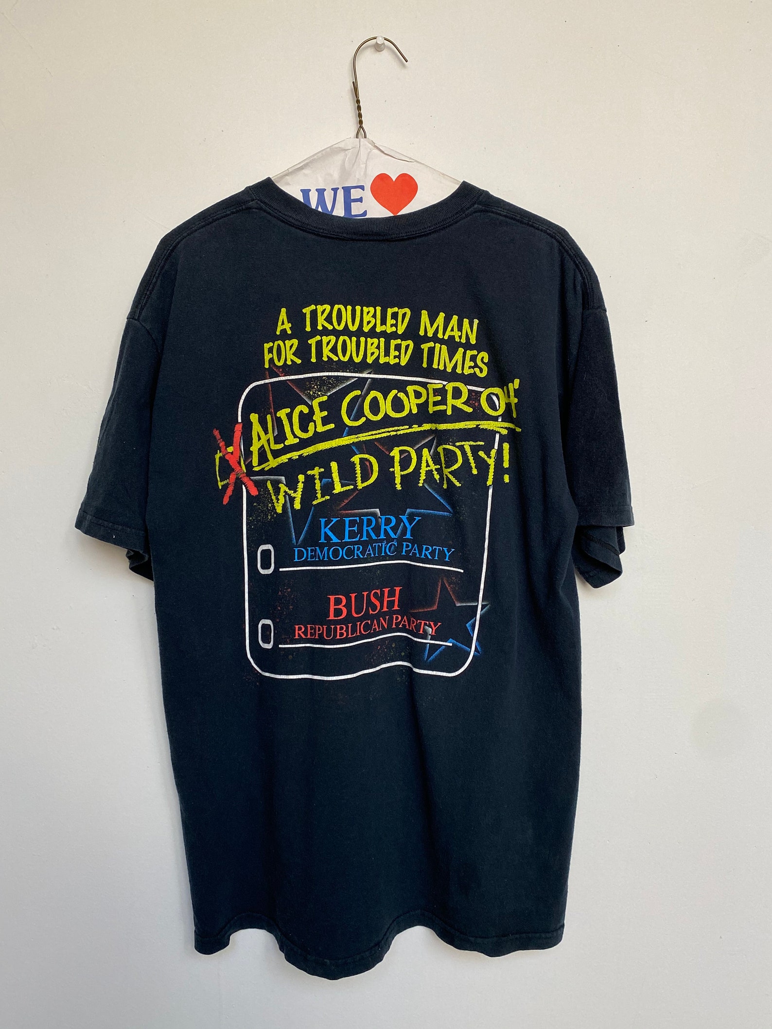 Vtg Alice Cooper T-shirt/sz L/ Black/double Sided/tour - Etsy UK