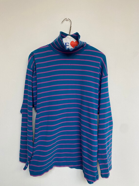 Vtg Patagonia Long Sleeve/90s/purple/teal/long/sle