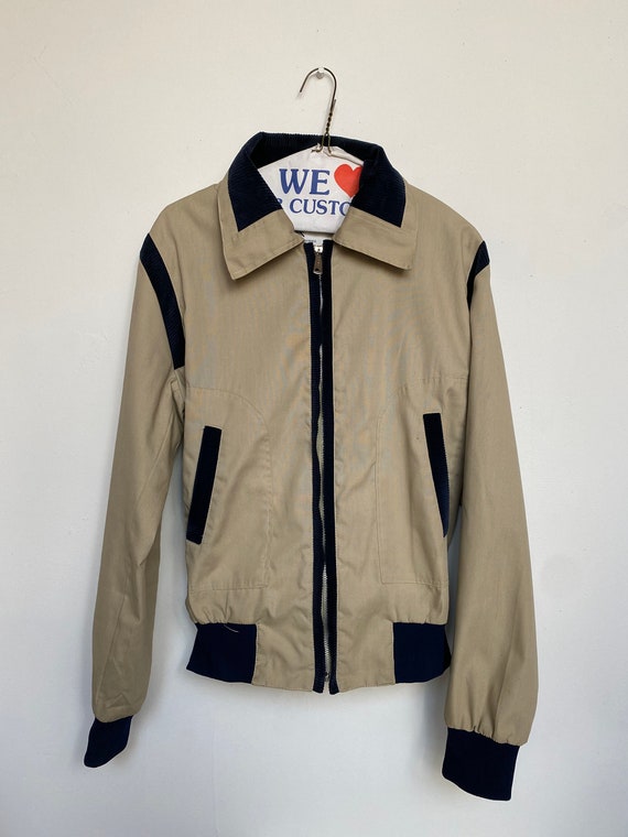 Vtg Kennington California Jacket/Brown/Navy/Cordur