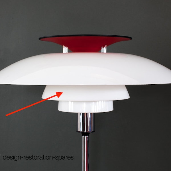 Center | Middle Lamp Shade | Louis Poulsen | Poul Henningsen | PH80 Table and Floor Lamp