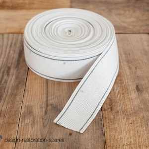 Danish Modern Chair Repair | Rubber Webbing Straps Belts Back Rest