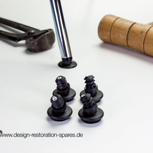 Set of 4 x Glides | Herman Miller | Vitra | Eames | H-base (high and low), Stacking Base and LaFonda Base