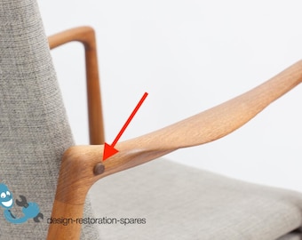 Danish Furniture Screw Cover Plug Teak Wood