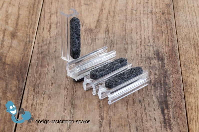 Bertoia Diamond Bird and Side Chair Glides | Set of 4 image 1