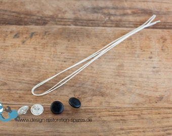 Charles Eames | Lounge Chair | Cushion Buttons | + - Needle