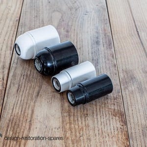 Duroplast Lamp Bulb Holder | Original 50s 60s 70s Style | Looks like Bakelite