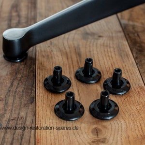Eames Lounge Chair and Ottoman Glides | BLACK or WHITE original VITRA