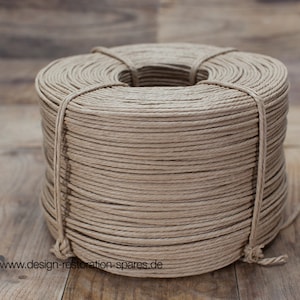 Danish Paper Cord No. 1 | E.g. for Seat Weaving of Wegner Y-Chairs | natural + black + white
