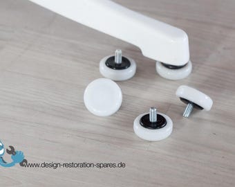 Set of 4 x Glides for Pedestal Dining Table | Herman Miller | George Nelson | original VITRA