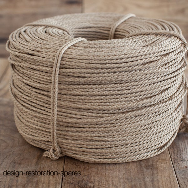 Danish Paper Cord No. 2 | e.g. for Chair Modell 71 | N.O. Møller | natural + black